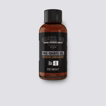 RAZOR MD Pre-Shave Oil Serum bottle