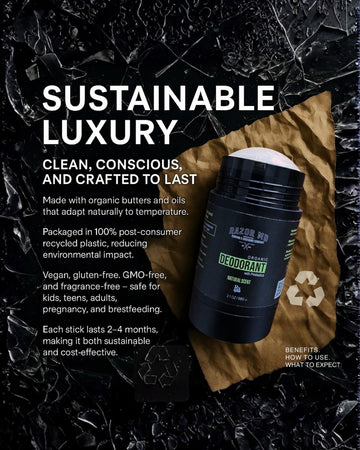 Aluminum-free deodorant with Probiotics