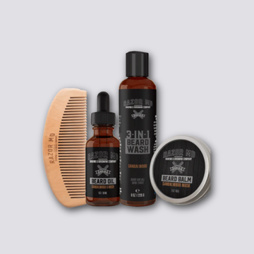 BEARD BUNDLE AND GIFT SET - 4 PACK