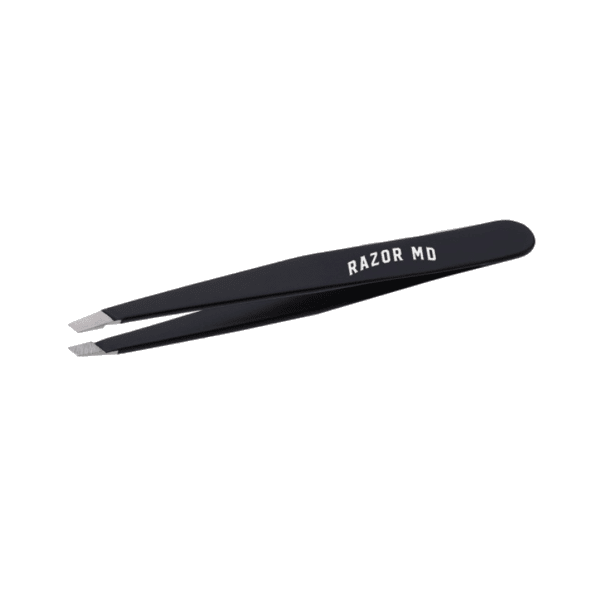 RAZOR MD Slanted Blackout Tweezer