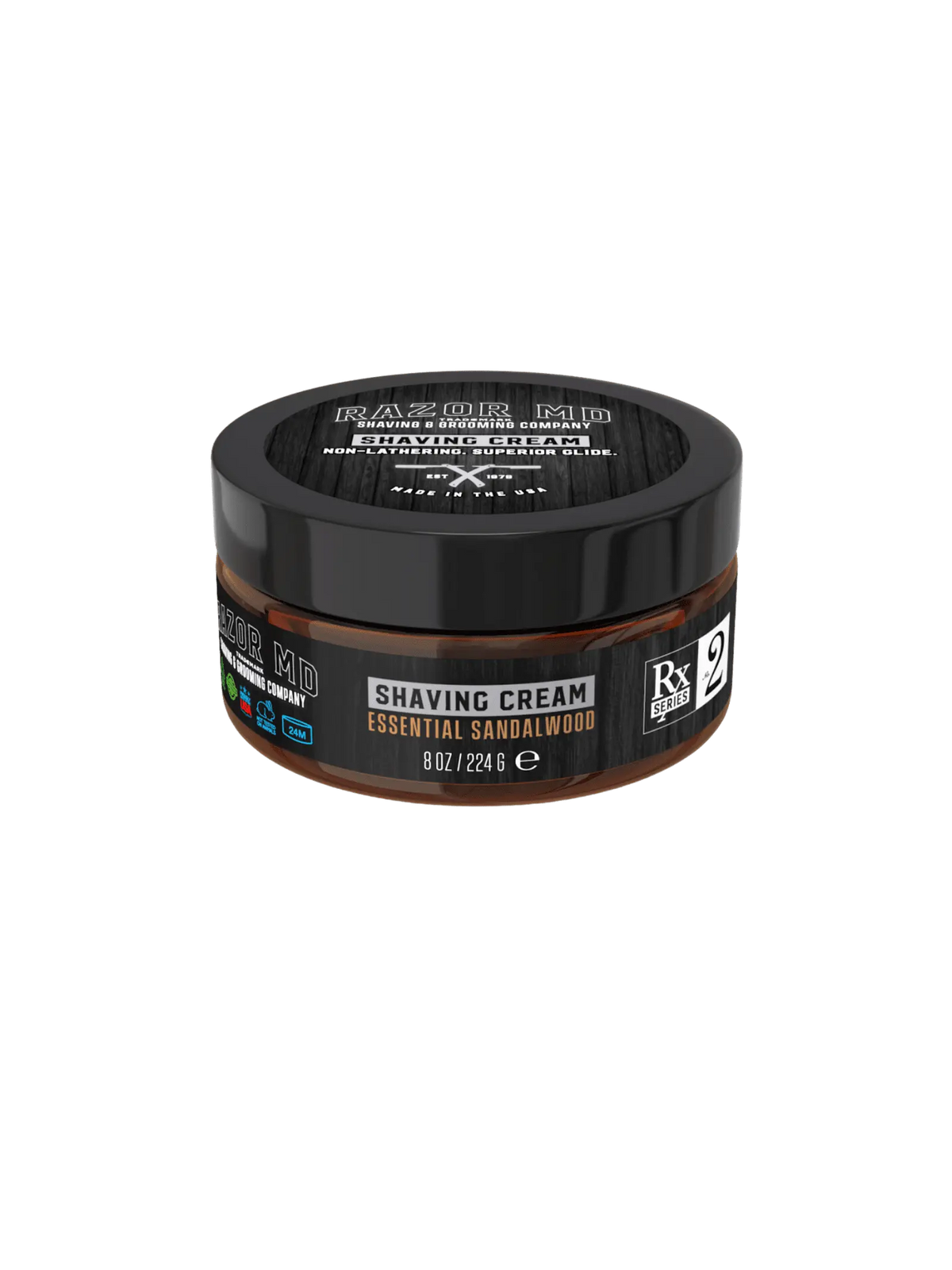 Shave Cream – Sandalwood (Non-Lathering)