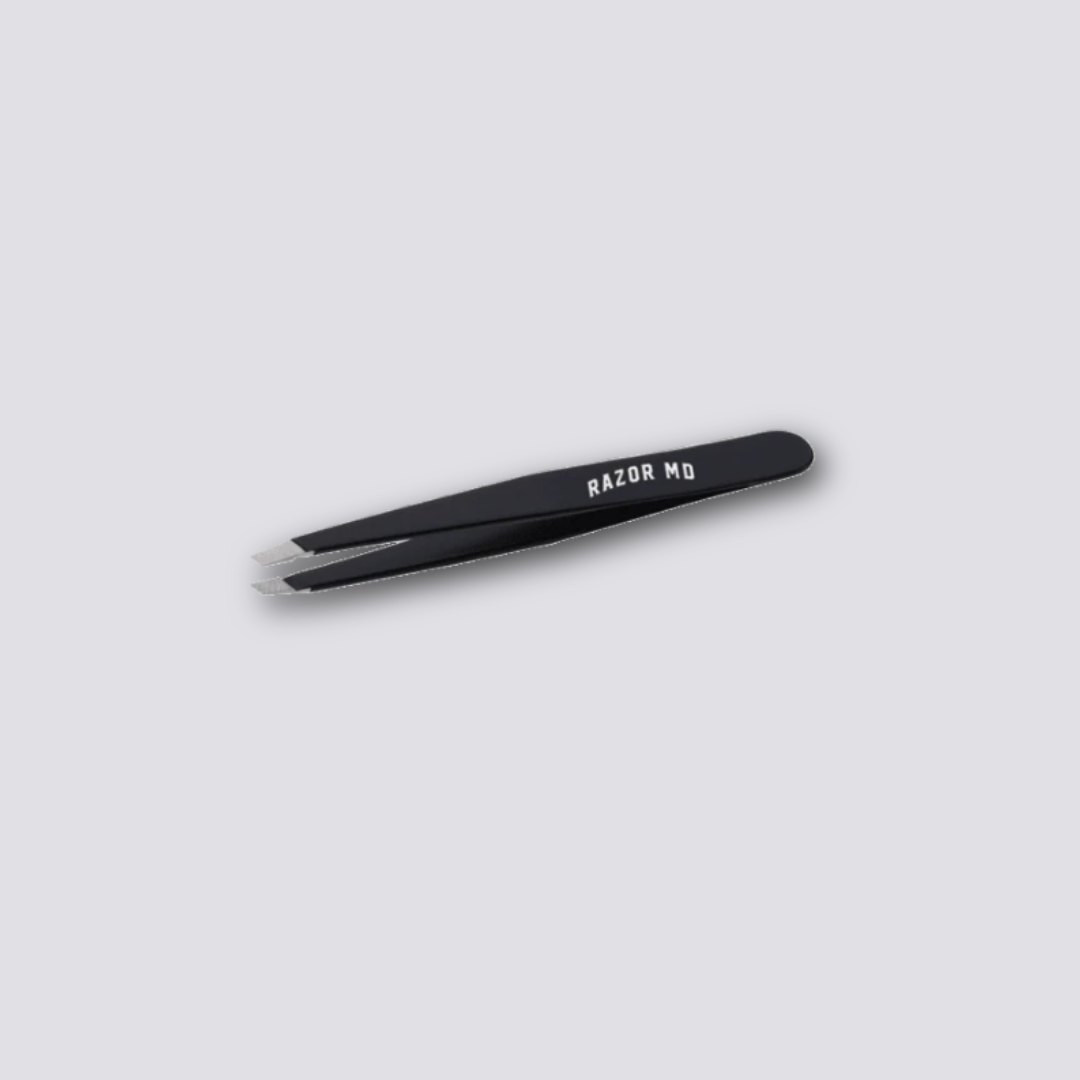 Pince à épiler Razor MD Slanted Blackout
