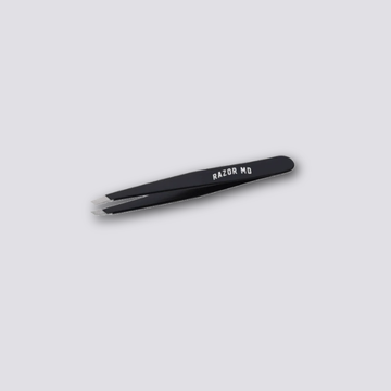 Pince à épiler Razor MD Slanted Blackout