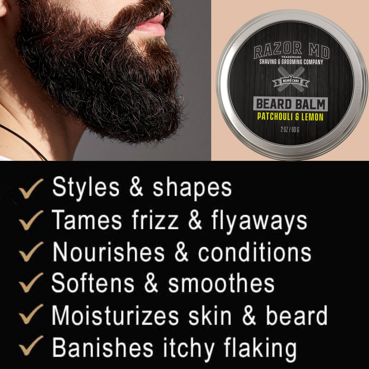 Bálsamo para barba - Almizcle de sándalo 